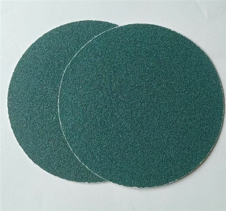 Green Color Sandpaper Disc